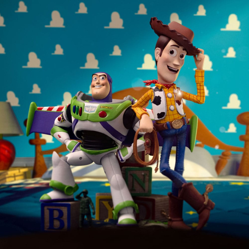 Toy Story Deluxe Art Scale Statue 1/10 Buzz & Woody 38 cm 4