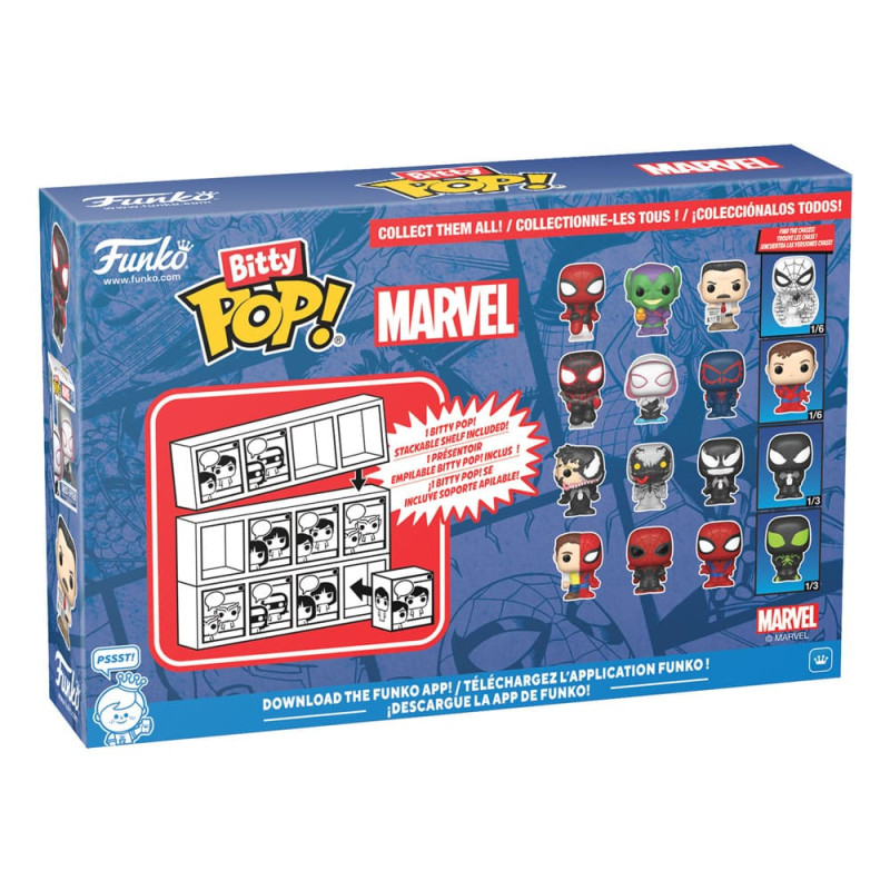 Spider-Man Bitty POP! Vinyl Figure 4-Pack Series 3 2 cm 7