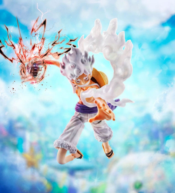 One Piece S.H.Figuarts Action Figure Monkey D. Luffy Gear 5 -Future Island Egghead- 15 cm 6