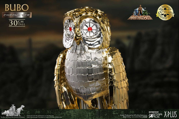 Bubo the Mechanical Owl Soft Vinyl Statue Ray Harryhausen's Bubo Chrome Ver. 30 cm 8