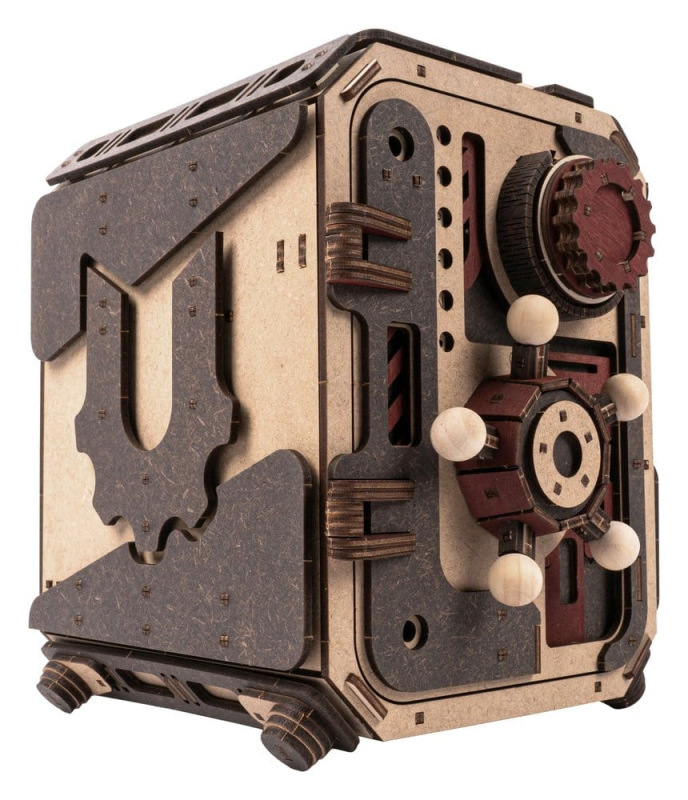 Ugears 3D Wooden Model Kit Safe Too 17 cm 8