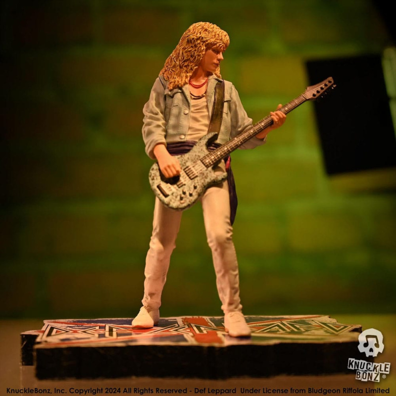 Def Leppard Rock Iconz Statue Rick Savage 24 cm 9
