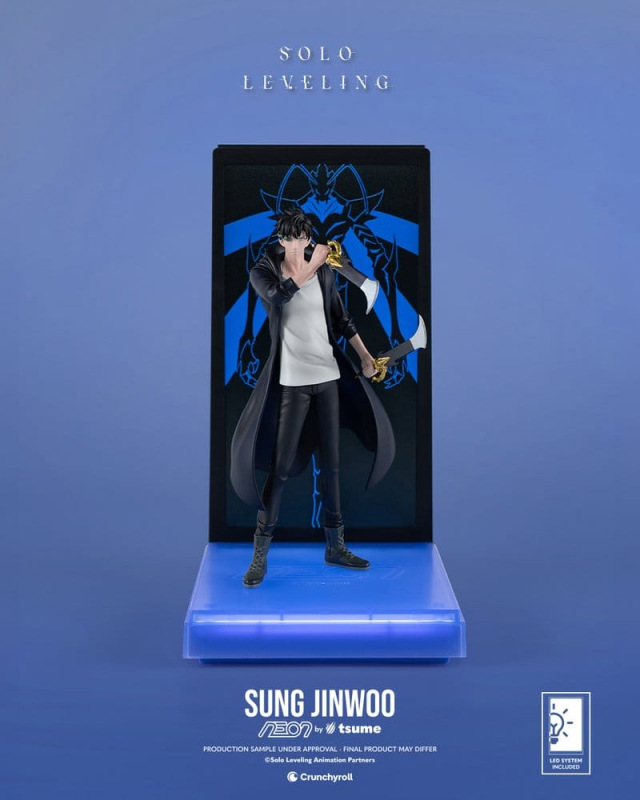 Solo Leveling Neon Figure 1/9 Sung Jinwoo 20 cm 2