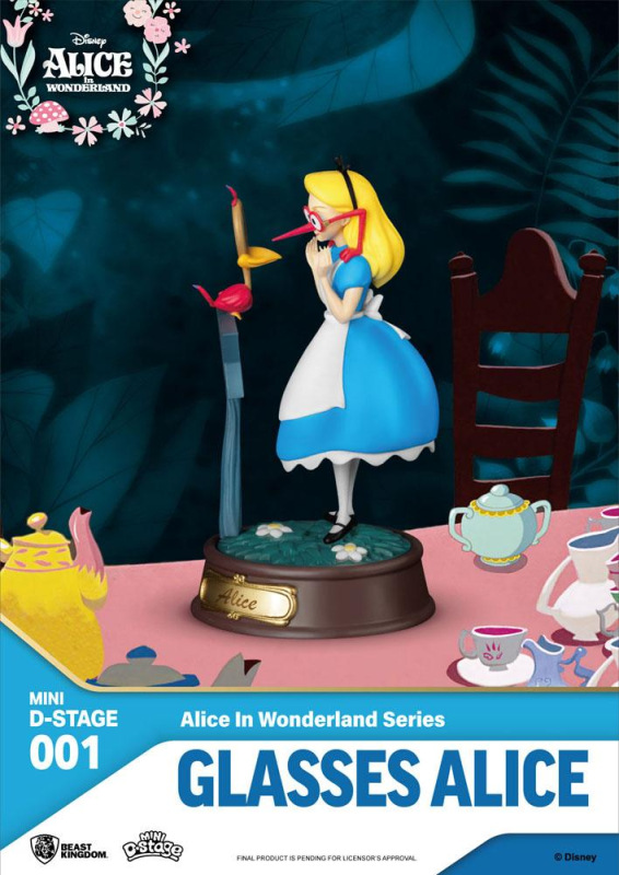 Alice in Wonderland Mini Diorama Stage Statues 6-pack 10 cm 2