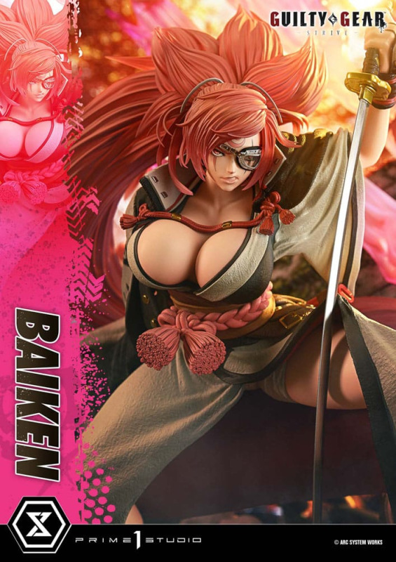 Guilty Gear Strive Ultimate Premium Masterline Series Statue 1/4 Baiken 80 cm 3