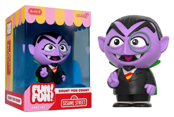Sesame Street Fun! Fun! Vinyl Action Figure Wave 01 - Count von Count 18 cm 1