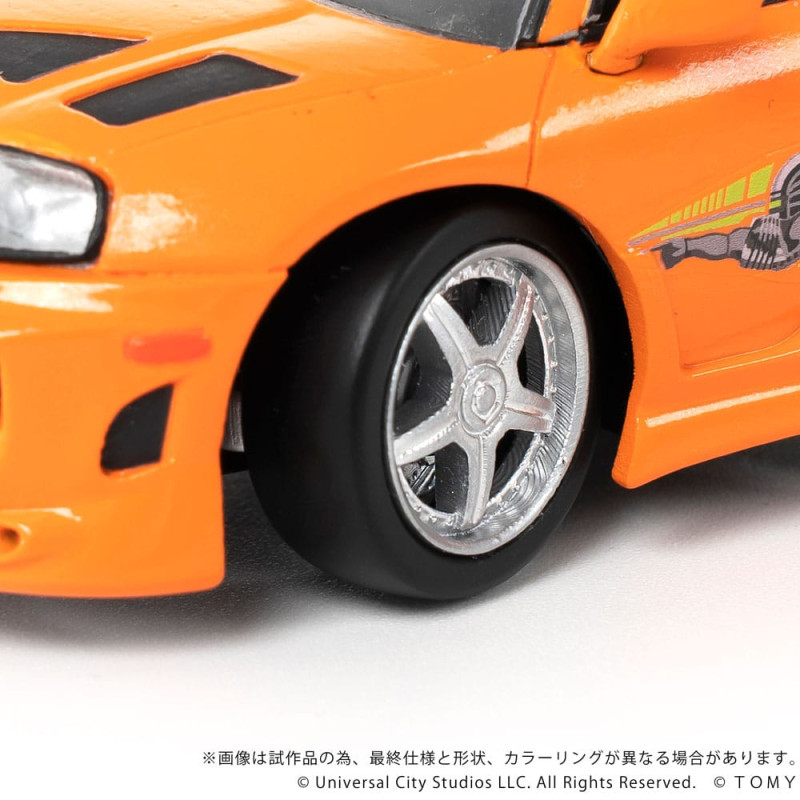 Fast & Furious Q-Village Vehicle with mini-figure Toyota Supra JZA80 9 cm 5