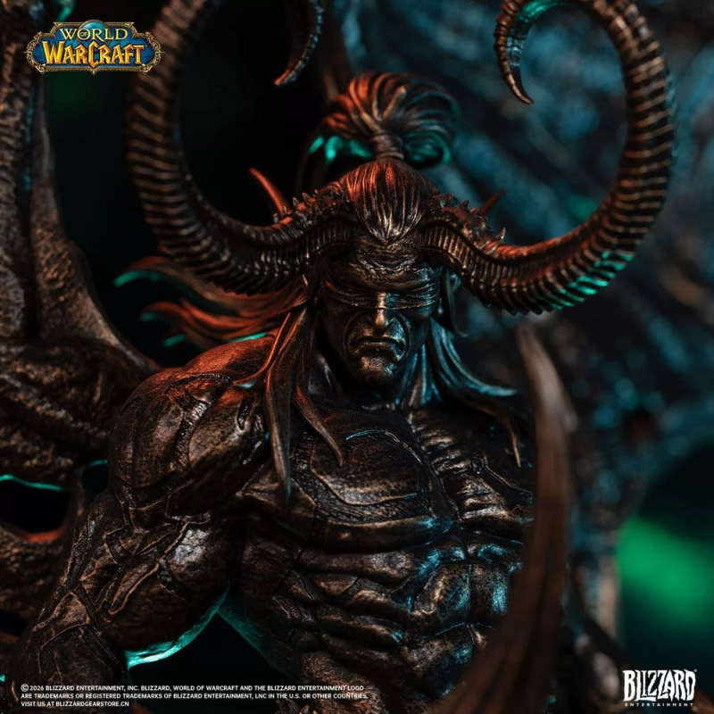 World of Warcraft 1/10 Scale Statue Illidan Stormrage (Bronze-Colored) 34 cm 2
