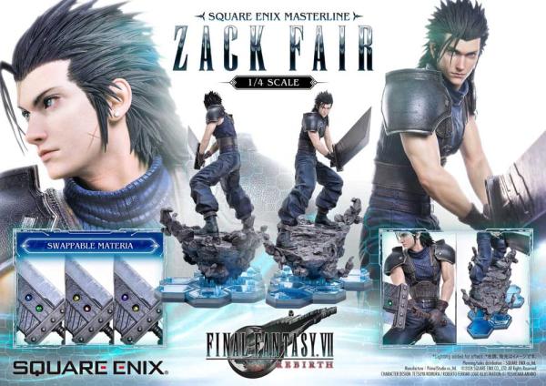 Final Fantasy VII Rebirth Statue 1/4 Zack Fair 57 cm 9