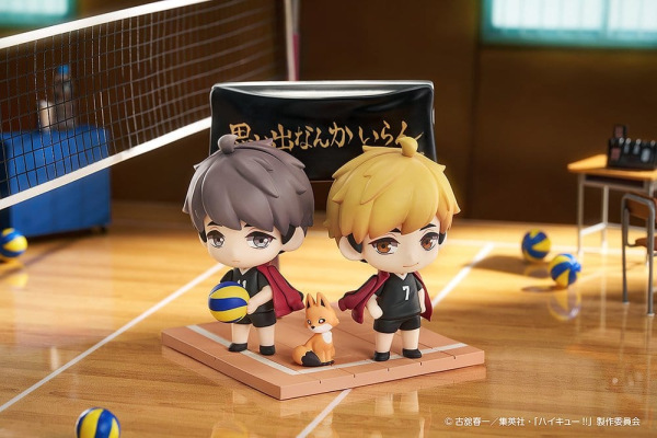 Haikyu!! Qset+ Mini Figures 2-Pack Atsumu Miya & Osamu Miya 8 cm 6