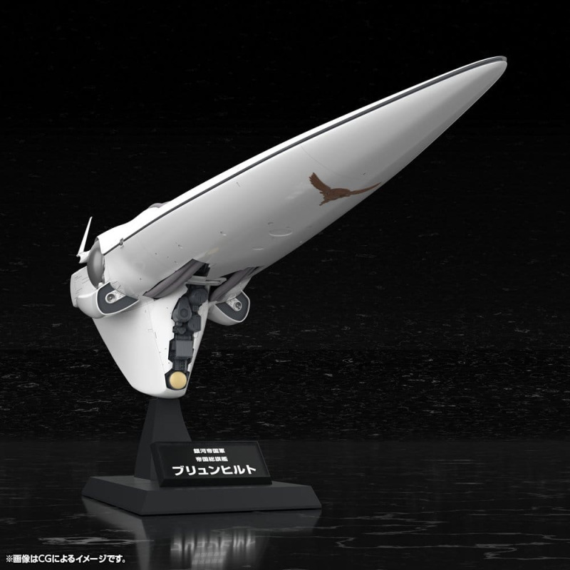 Legend of the Galactic Heroes Plastic Model Kit 1/3000 Galactic Empire Forces Flagship Brunhild 35 c 3