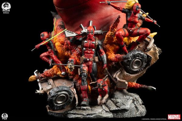 Marvel Fine Art Bust Deadpool Deluxe Edition 42 cm 11