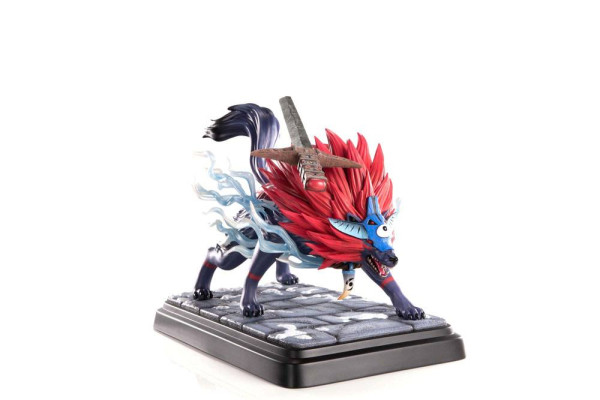 Okami Statue Oki (Wolf Form) 35 cm 1