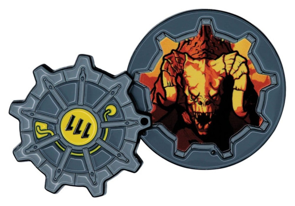 Fallout Pin Badge Vault Door 111 Limited Edition Hinged