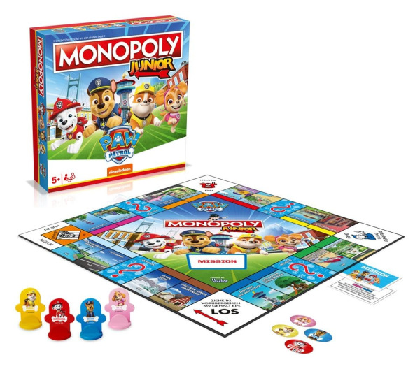 PAW Patrol Board Game Monopoly Junior *German Version* 3