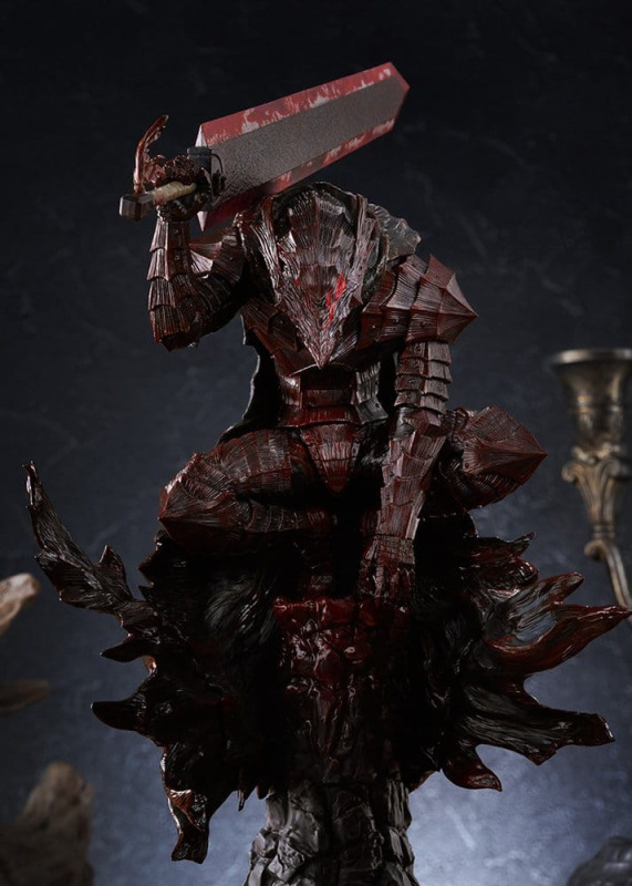 Berserk Pop Up Parade PVC Figure Guts (Berserker Armor): Bloody Paint Ver. L Size 28 cm 3