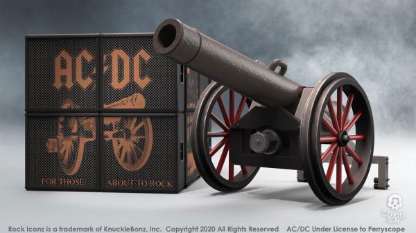 AC/DC Rock Ikonz On Tour Statues Cannon "For Those About to Rock" 1