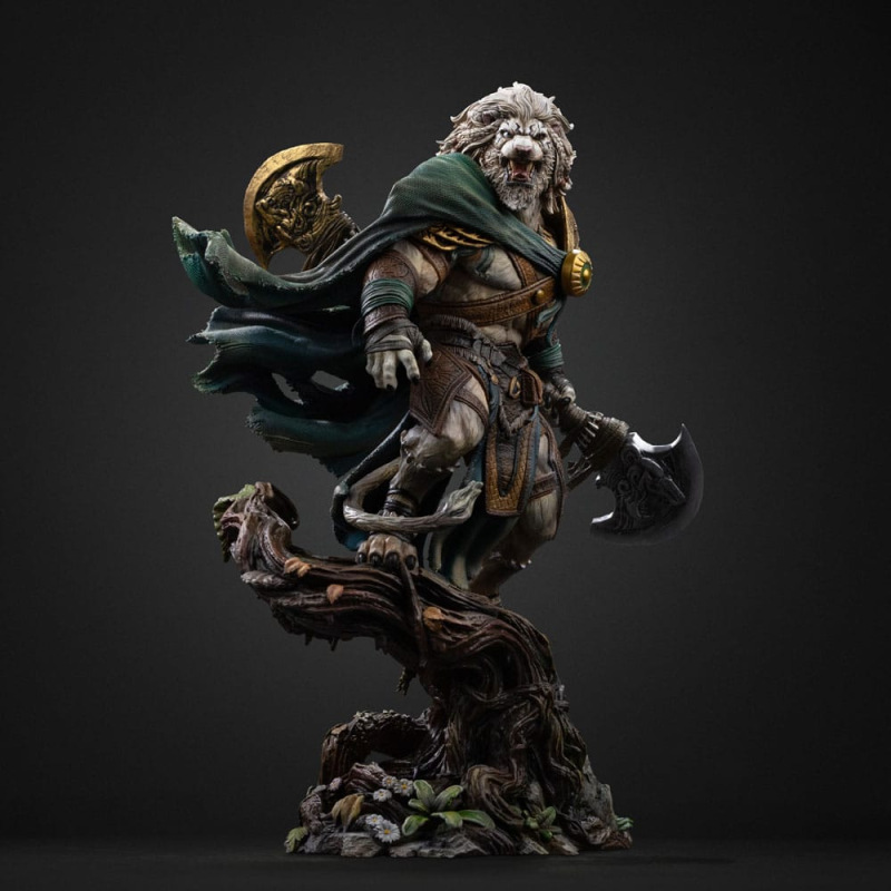 Magic The Gathering Art Scale Statue 1/10 Ajani Goldmane 26 cm 1