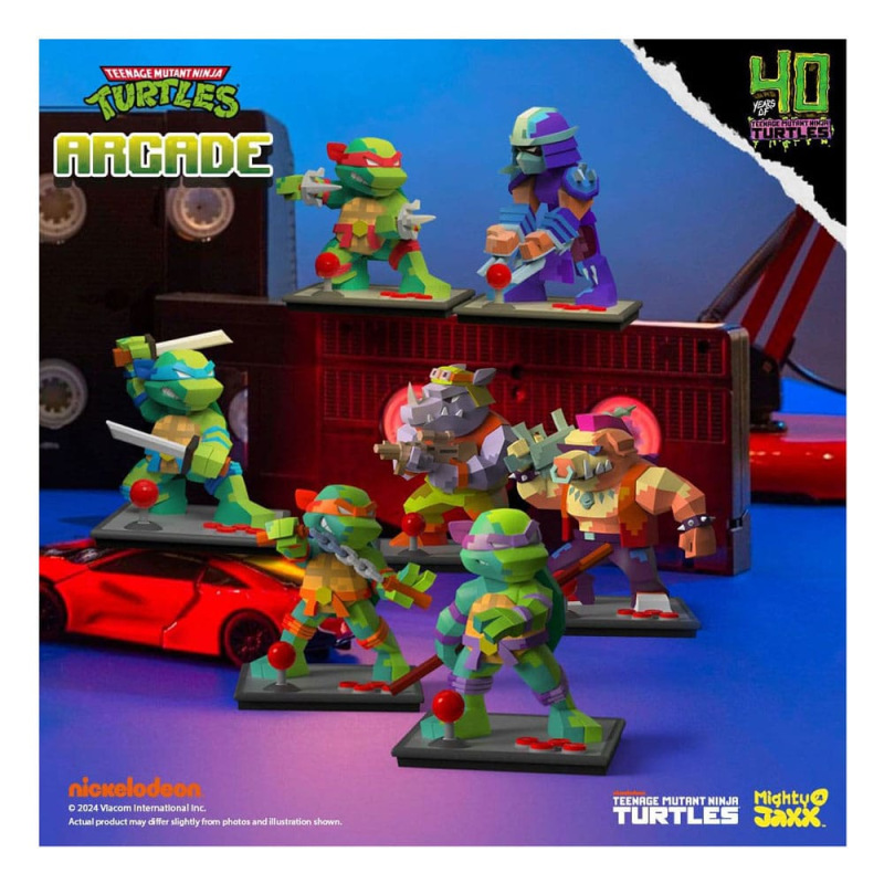 Arcade: Teenage Mutant Ninja Turtles 4 inch Vinyl Figure Blind Box Display (6) 2