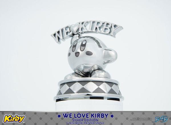 Kirby DieCast Statue We Love Kirby Silver Edition 10 cm 8