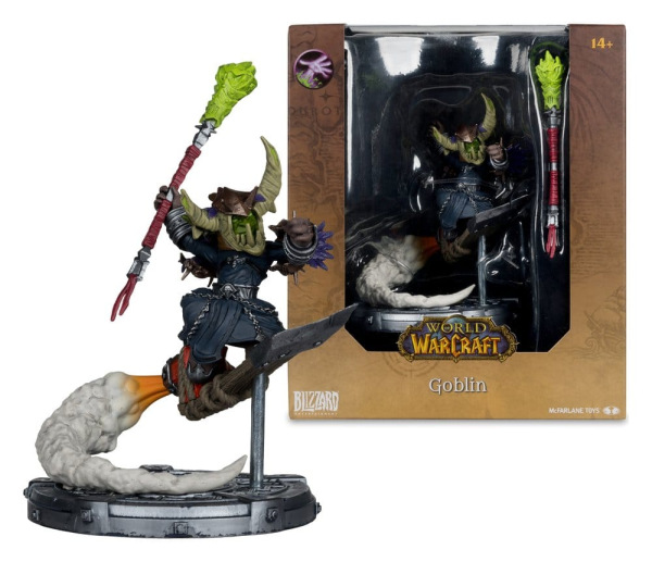 World of Warcraft 1/12 Scale Limited Edition Posed Figure Goblin 19 cm 2