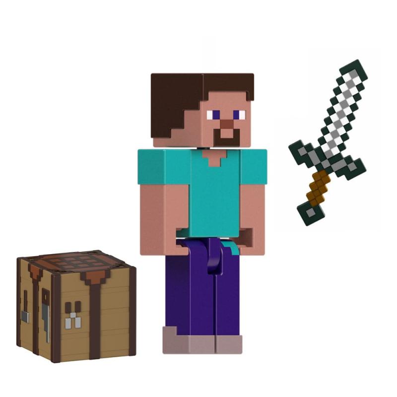 Minecraft Action Figure Steve 8 cm 5