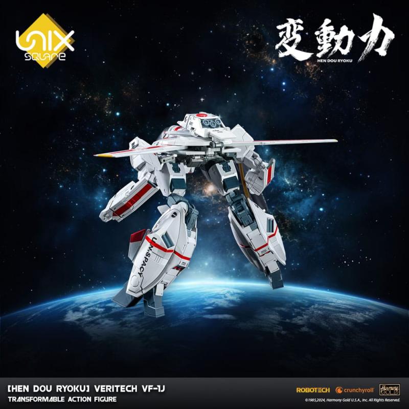 Hen Dou Ryoku Veritech Diecast Action Figure VF-1J 21 cm