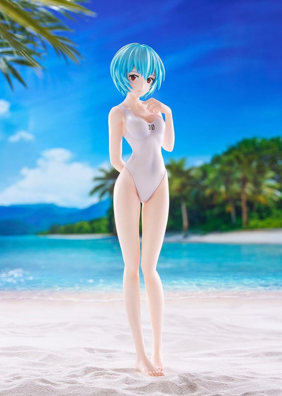 Rebuild of Evangelion Pop Up Parade Beach Queens Rei Ayanami (One-Piece Style) L Size 22 cm 2