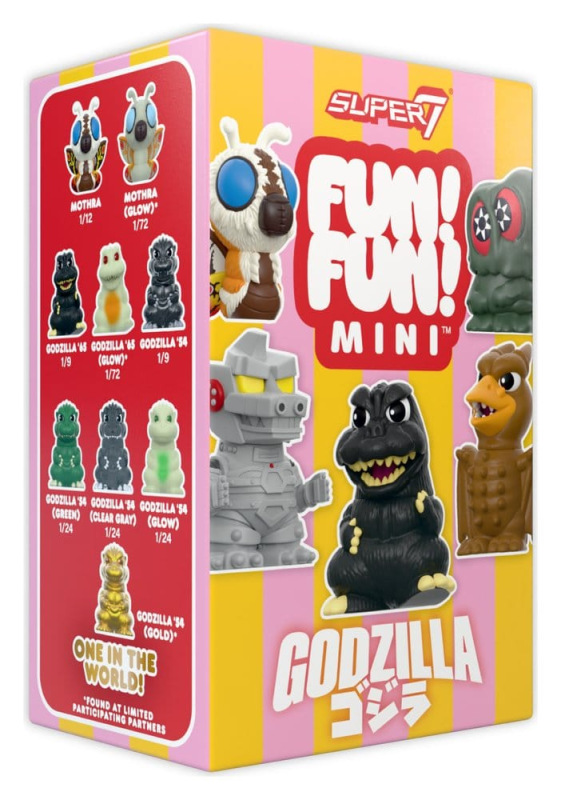 Godzilla Toho Fun! Fun! Mini Figures Wave 01 Blind Box Display (9) 2