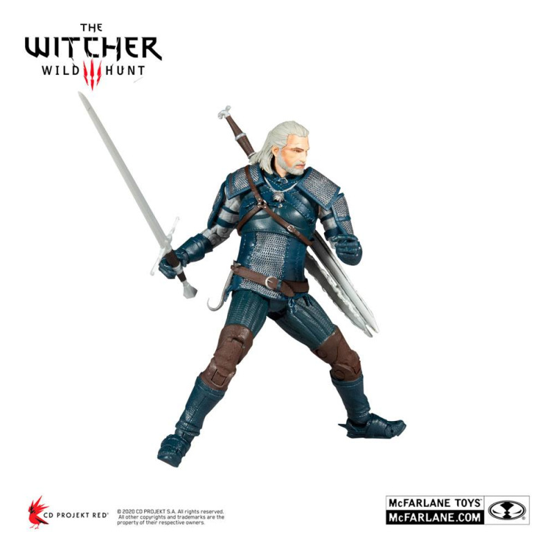 The Witcher Action Figure Geralt of Rivia (Viper Armor: Teal Dye) 18 cm 5