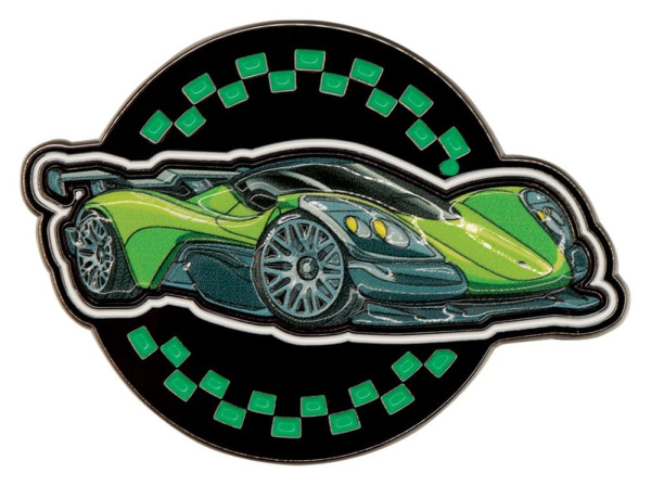 Hot Wheels Mystery Pin Badges Blind Box Display (12) 5