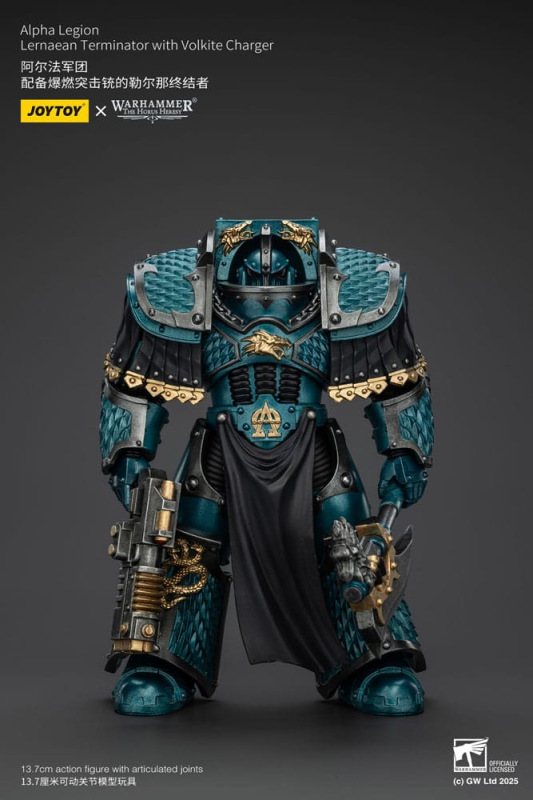 Warhammer The Horus Heresy Action Figure Alpha Legion Lernaean Terminator with Volkite Charger 20 cm 2