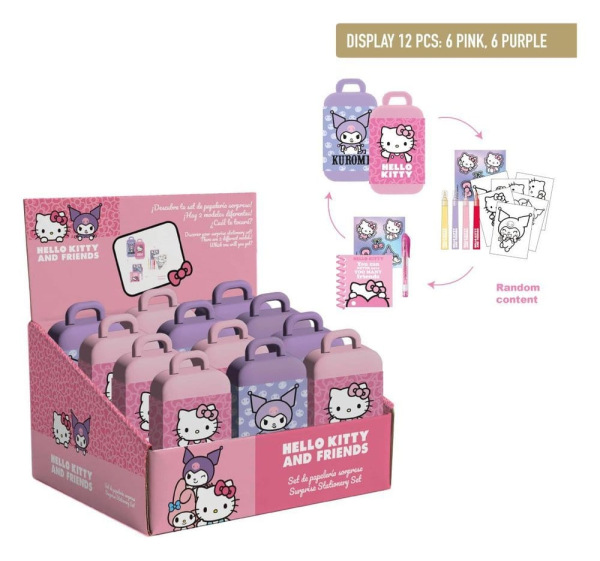Sanrio Stationery Set Hello Kitty Blind Box Display (12)