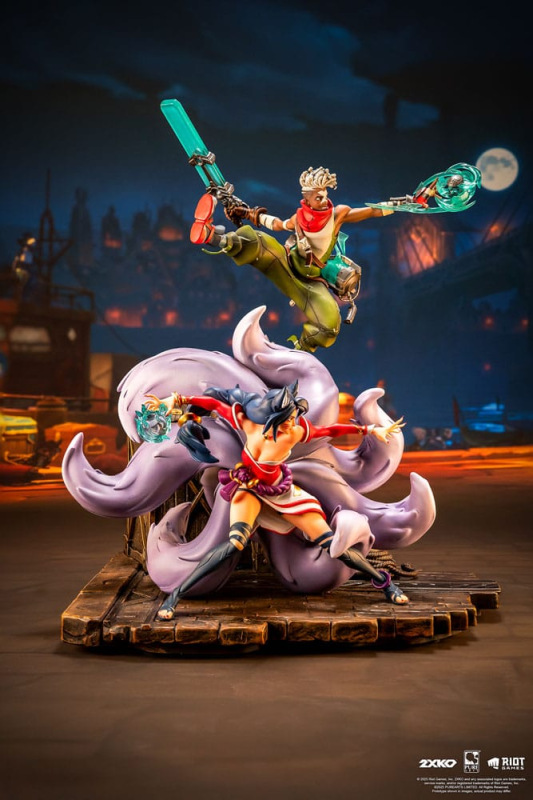 League of Legends Statue 1/10 2XKO Ekko & Ahri Diorama 30 cm 2