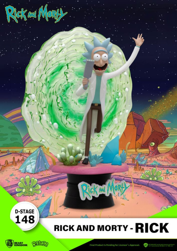 Rick & Morty D-Stage PVC Diorama Rick 14 cm 2