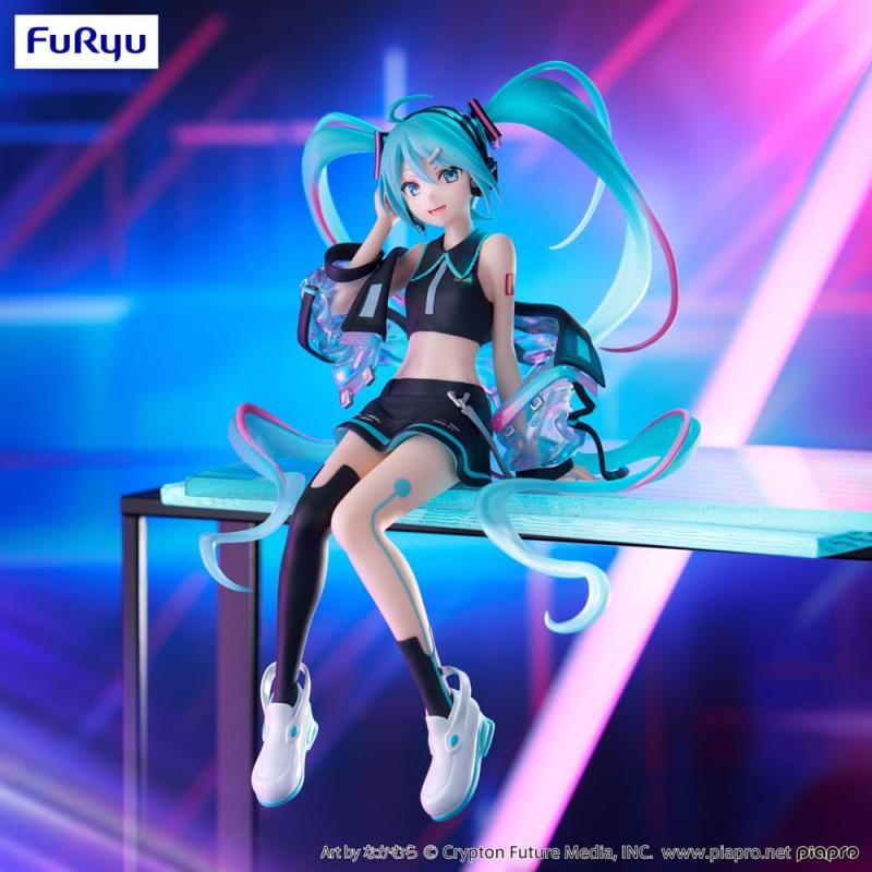 Hatsune Miku Noodle Stopper PVC Statue Neon Cyber 16 cm 1