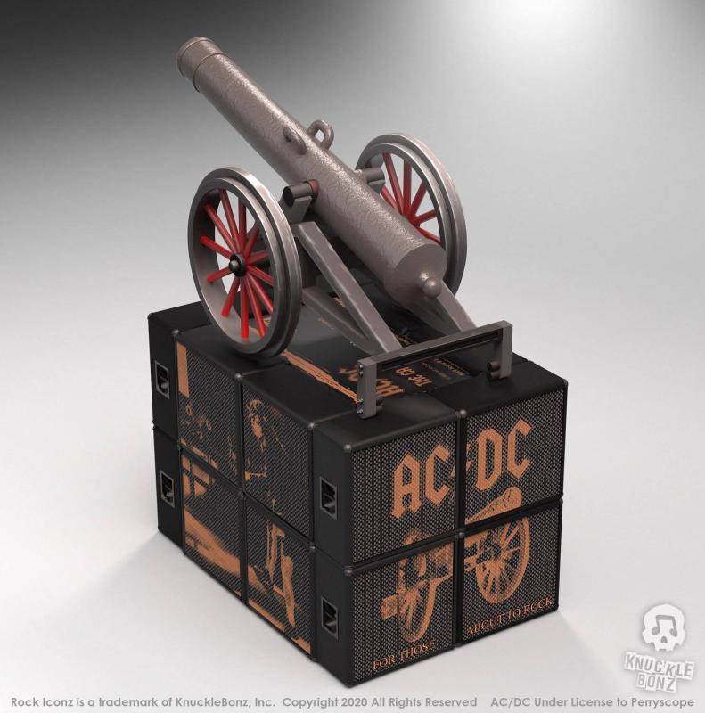 AC/DC Rock Ikonz On Tour Statues Cannon "For Those About to Rock" 5