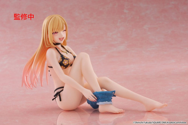 My Dress-Up Darling PVC Statue Desktop Cute Figure Marin Kitagawa Measured Swimsuit Ver. 13 cm 4