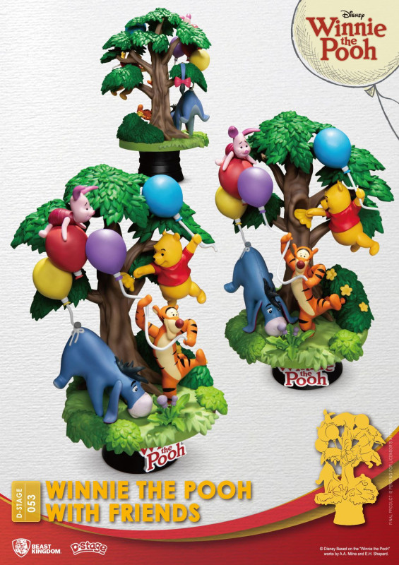 Disney D-Stage PVC Diorama Winnie The Pooh With Friends 16 cm 7
