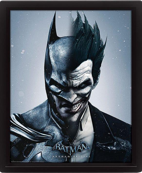 Batman Arkham Origins Framed 3D Effect Poster Pack Batman vs. Joker 26 x 20 cm (3)
