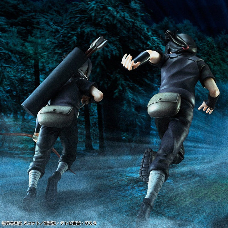 Naruto Shippuden G.E.M. Series PVC Figures 2-Pack Itachi Uchiha & Sasuke (Repeat) 9