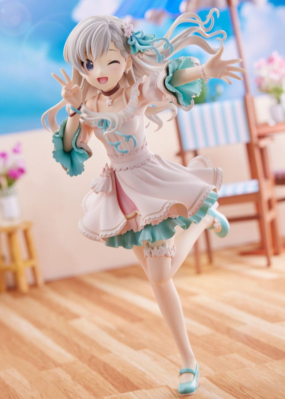 Idolmaster Cinderella Girls PVC Statue 1/7 Hayate HIsakawa [O-Ku-Ri-Mo-No Sunday ! ]+ 21 cm 5
