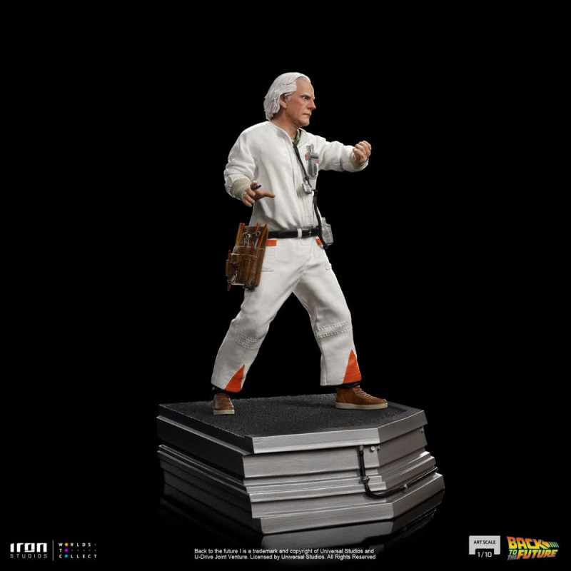 Back to the Future Art Scale Statue 1/10 Doc Brown 22 cm 5