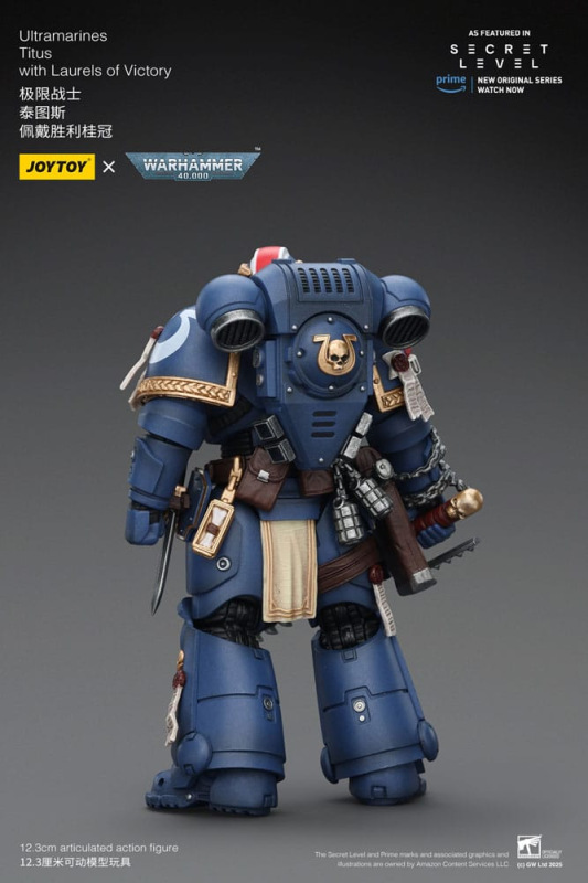 Warhammer 40,000 Action Figure Ultramarines Titus with Laurels of Victory 13 cm 6