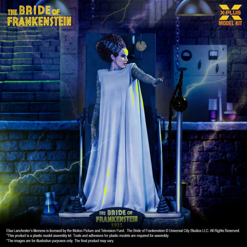 The Bride of Frankenstein Plastic Model Kit 1/8 Bride of Frankenstein 21 cm 3