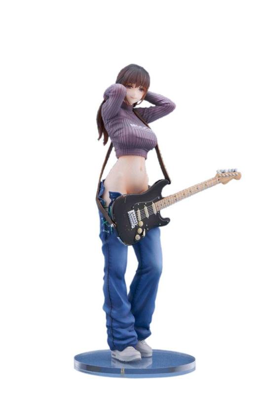 Original Character PVC 1/7 Guitar Girl Illustrated by Hitomio16 Deluxe Ver. 25 cm