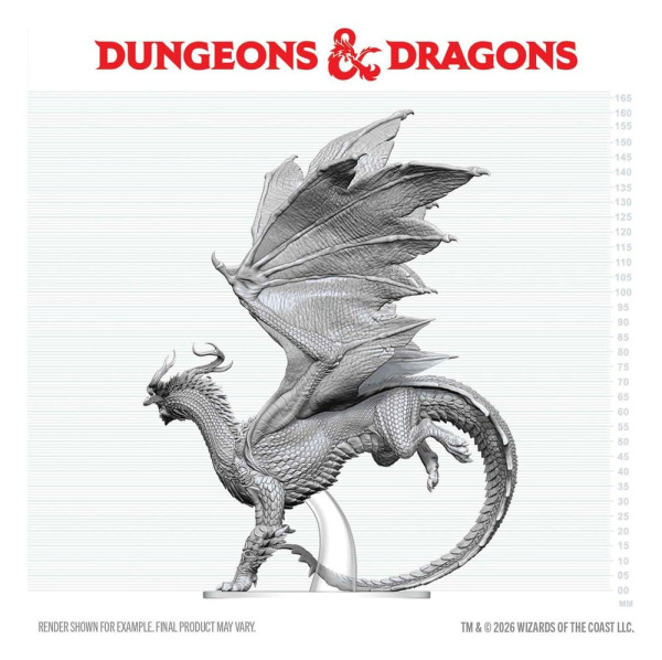 Dungeons & Dragons Nolzur's Marvelous Miniatures Unpainted Miniature Adult Spirit Dragon 24 cm 4