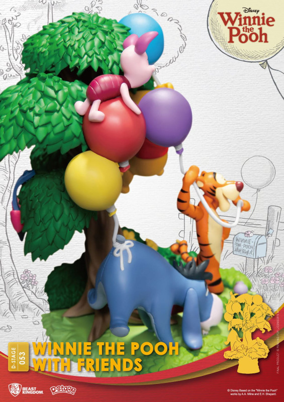 Disney D-Stage PVC Diorama Winnie The Pooh With Friends 16 cm 6