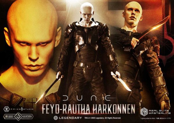 Dune: Part Two Real Elite Masterline Series Statue 1/3 Feyd-Rautha Harkonnen Ultimate Bonus Version 1