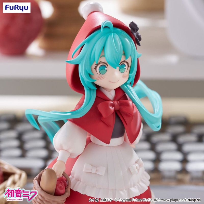 Hatsune Miku Desktop Fairy PVC Statue Hatsune Miku Little red riding hood Ver. 16 cm 7
